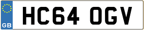 Truck License Plate